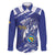 Bosnia and Herzegovina Football Custom Family Matching Mermaid Dress and Hawaiian Shirt Go Zmajevi Mi smo uz vas Blue Version - Wonder Print Shop