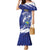 Bosnia and Herzegovina Football Custom Family Matching Mermaid Dress and Hawaiian Shirt Go Zmajevi Mi smo uz vas Blue Version - Wonder Print Shop