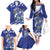 Bosnia and Herzegovina Football Custom Family Matching Off The Shoulder Long Sleeve Dress and Hawaiian Shirt Go Zmajevi Mi smo uz vas Blue Version - Wonder Print Shop