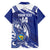 Bosnia and Herzegovina Football Custom Family Matching Short Sleeve Bodycon Dress and Hawaiian Shirt Go Zmajevi Mi smo uz vas Blue Version - Wonder Print Shop