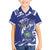 Bosnia and Herzegovina Football Custom Family Matching Short Sleeve Bodycon Dress and Hawaiian Shirt Go Zmajevi Mi smo uz vas Blue Version - Wonder Print Shop