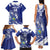 Bosnia and Herzegovina Football Custom Family Matching Tank Maxi Dress and Hawaiian Shirt Go Zmajevi Mi smo uz vas Blue Version - Wonder Print Shop