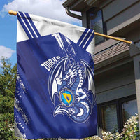 Bosnia and Herzegovina Football Garden Flag Go Zmajevi Mi smo uz vas Blue Version - Wonder Print Shop