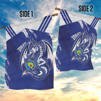 Bosnia and Herzegovina Football Garden Flag Go Zmajevi Mi smo uz vas Blue Version - Wonder Print Shop