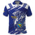 Bosnia and Herzegovina Football Custom Polo Shirt Go Zmajevi Mi smo uz vas Blue Version - Wonder Print Shop