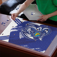 Bosnia and Herzegovina Football Puzzle Go Zmajevi Mi smo uz vas Blue Version - Wonder Print Shop