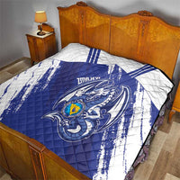 Bosnia and Herzegovina Football Quilt Go Zmajevi Mi smo uz vas Blue Version - Wonder Print Shop