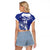 Bosnia and Herzegovina Football Custom Raglan Cropped T Shirt Go Zmajevi Mi smo uz vas Blue Version - Wonder Print Shop