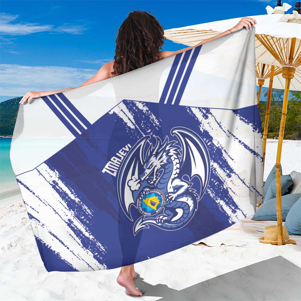 Bosnia and Herzegovina Football Sarong Go Zmajevi Mi smo uz vas Blue Version - Wonder Print Shop