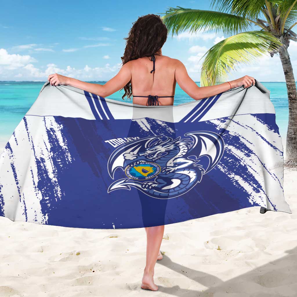 Bosnia and Herzegovina Football Sarong Go Zmajevi Mi smo uz vas Blue Version - Wonder Print Shop