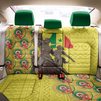 Senegal African Renaissance Monument Back Car Seat Cover Ankara Pattern