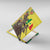Senegal African Renaissance Monument Canvas Wall Art Ankara Pattern