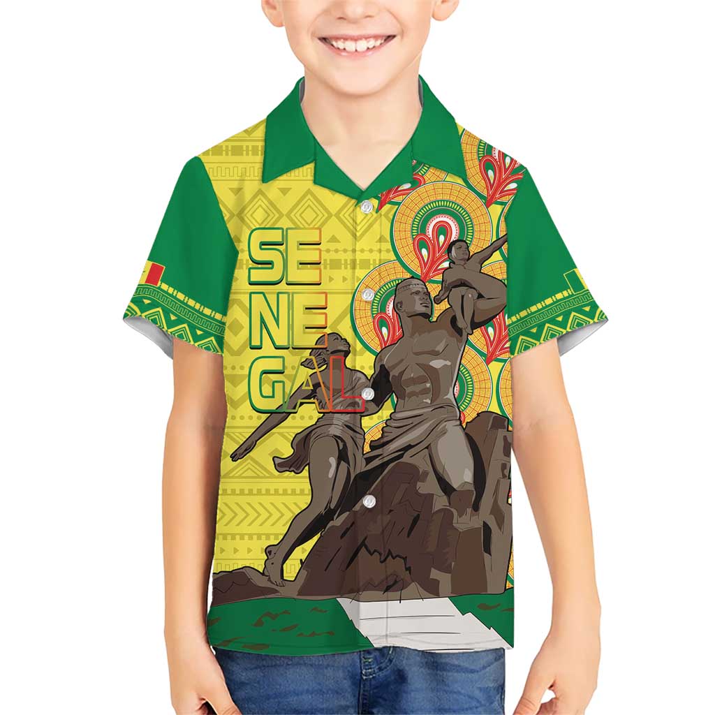 Senegal African Renaissance Monument Hawaiian Shirt Ankara Pattern