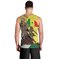 Senegal African Renaissance Monument Men Tank Top Ankara Pattern