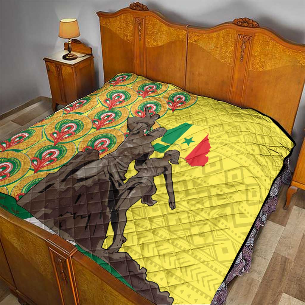 Senegal African Renaissance Monument Quilt Ankara Pattern