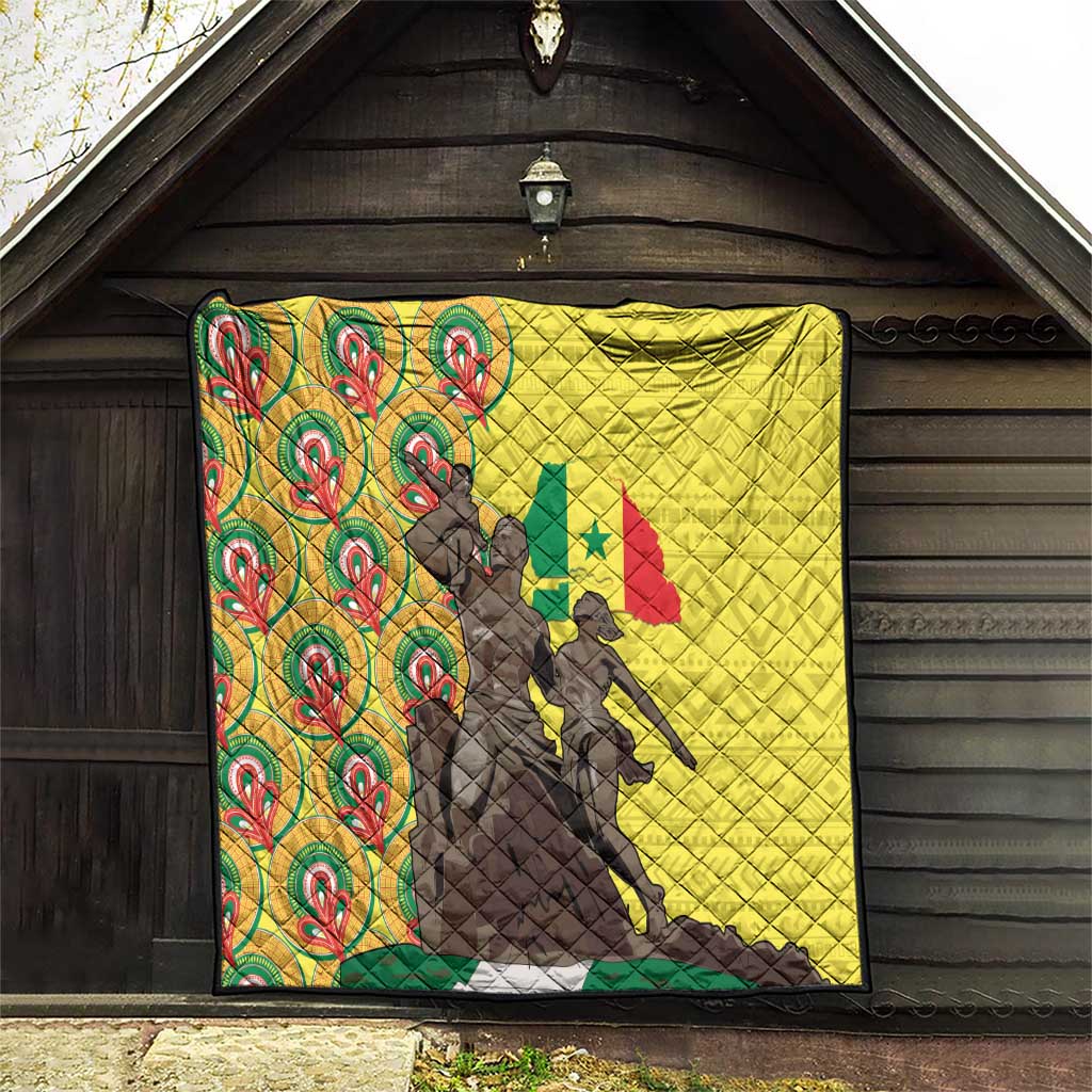Senegal African Renaissance Monument Quilt Ankara Pattern