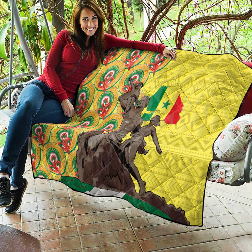 Senegal African Renaissance Monument Quilt Ankara Pattern