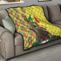 Senegal African Renaissance Monument Quilt Ankara Pattern