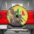 Senegal African Renaissance Monument Spare Tire Cover Ankara Pattern