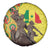 Senegal African Renaissance Monument Spare Tire Cover Ankara Pattern