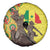 Senegal African Renaissance Monument Spare Tire Cover Ankara Pattern