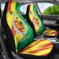 Senegal Independence Day Car Seat Cover Coat Of Arms Grunge Style
