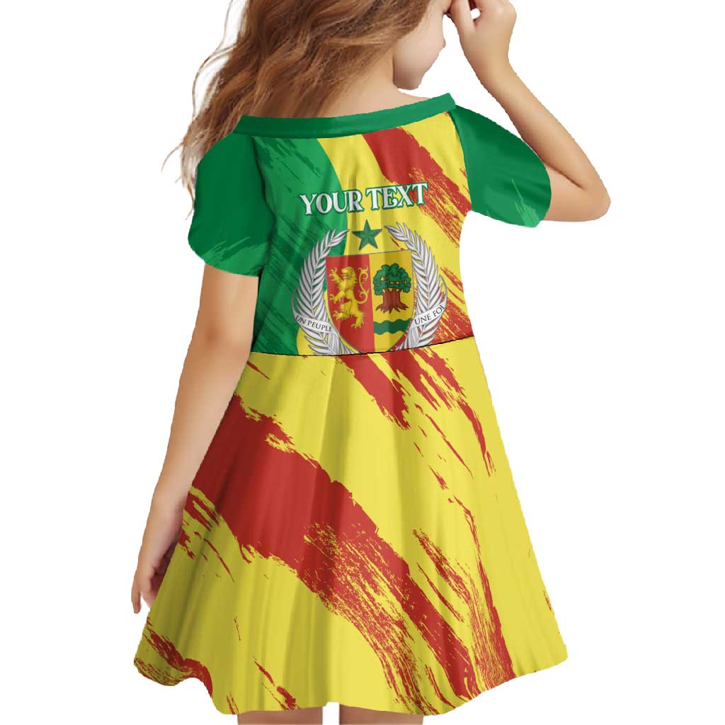 Senegal Independence Day Family Matching Off Shoulder Maxi Dress and Hawaiian Shirt Coat Of Arms Grunge Style