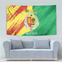 Senegal Independence Day Tapestry Coat Of Arms Grunge Style