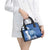 Greece Independence Day Shoulder Handbag Greek Pattern With Dolphins