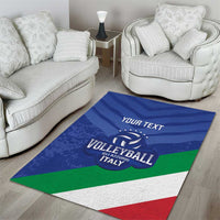 Custom Italy Volleyball Area Rug 2025 Gli Azzurri
