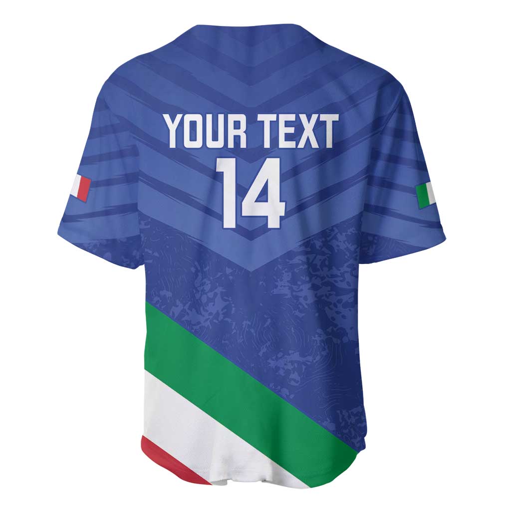 Custom Italy Volleyball Baseball Jersey 2025 Gli Azzurri