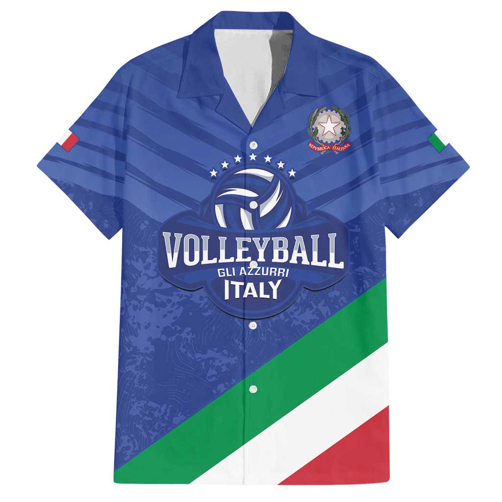 Custom Italy Volleyball Family Matching Off Shoulder Maxi Dress and Hawaiian Shirt 2025 Gli Azzurri