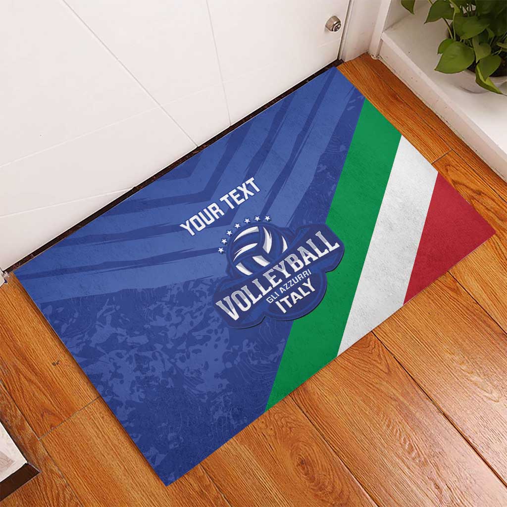 Custom Italy Volleyball Rubber Doormat 2025 Gli Azzurri