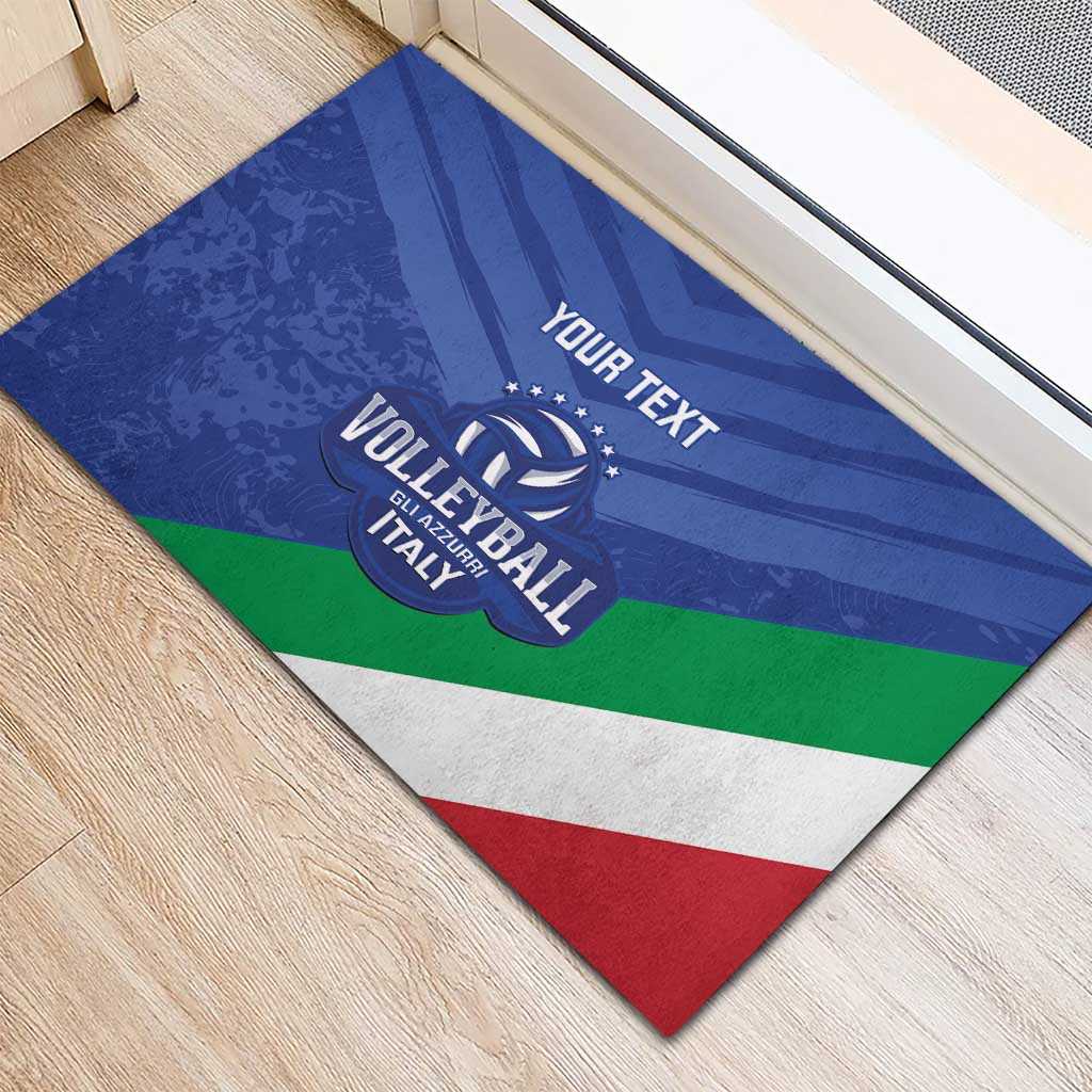 Custom Italy Volleyball Rubber Doormat 2025 Gli Azzurri