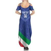 Custom Italy Volleyball Summer Maxi Dress 2025 Gli Azzurri