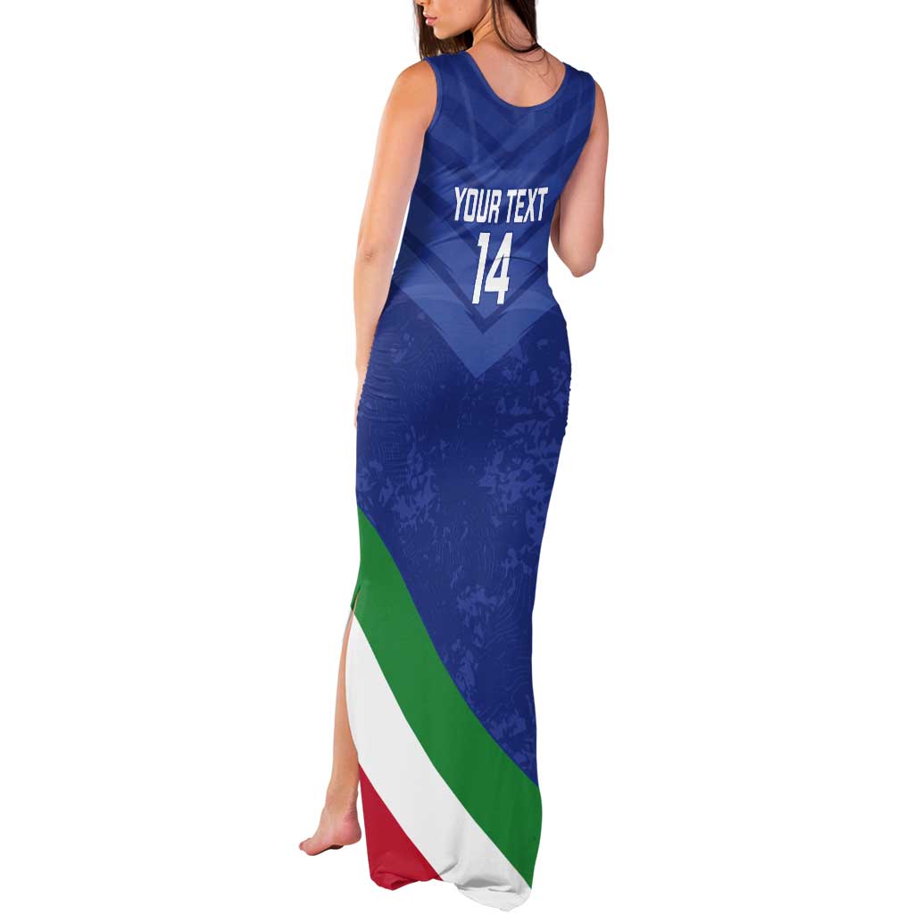 Custom Italy Volleyball Tank Maxi Dress 2025 Gli Azzurri