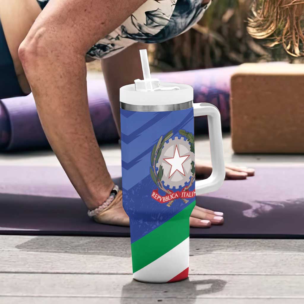 Custom Italy Volleyball Tumbler With Handle 2025 Gli Azzurri
