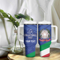 Custom Italy Volleyball Tumbler With Handle 2025 Gli Azzurri