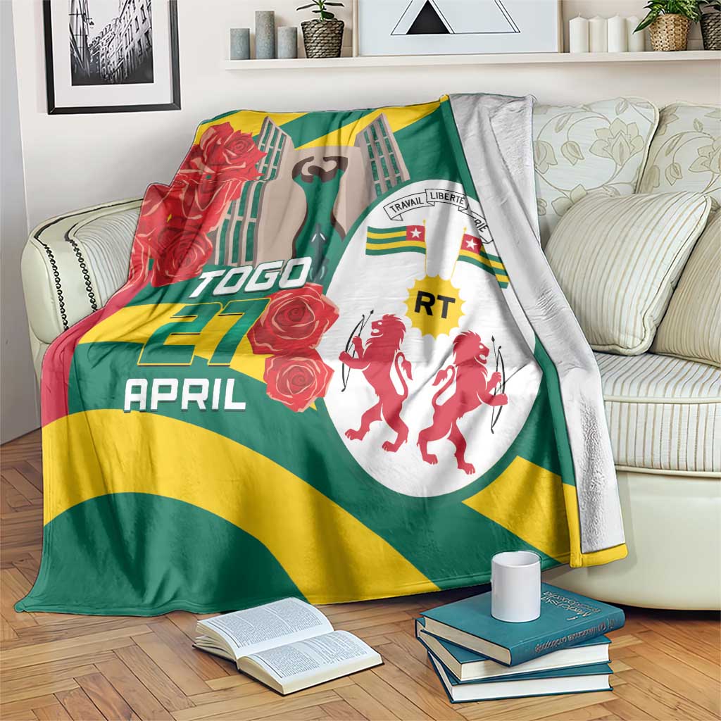 Togo Independence Day Blanket Happy April 27th Coat Of Arms