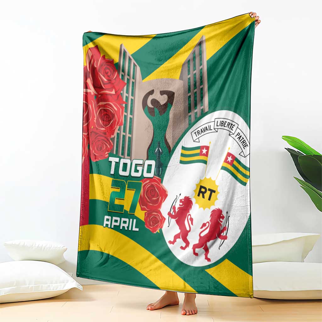 Togo Independence Day Blanket Happy April 27th Coat Of Arms