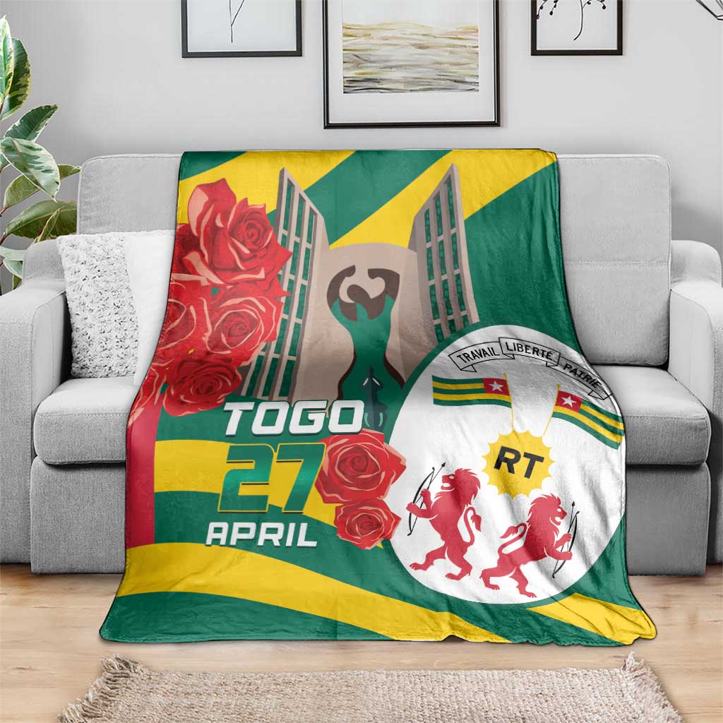 Togo Independence Day Blanket Happy April 27th Coat Of Arms