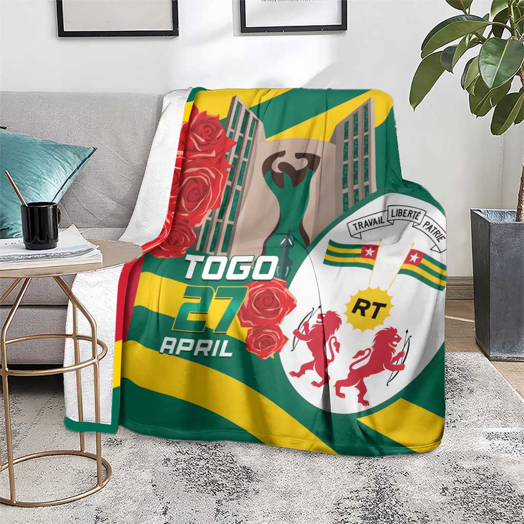 Togo Independence Day Blanket Happy April 27th Coat Of Arms