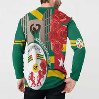 Togo Independence Day Button Sweatshirt Happy April 27th Coat Of Arms