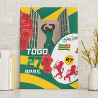 Togo Independence Day Canvas Wall Art Happy April 27th Coat Of Arms