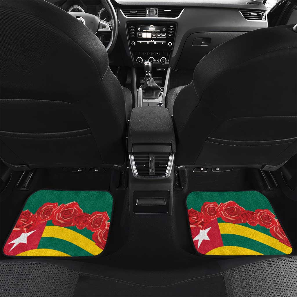 Togo Independence Day Car Mats Happy April 27th Coat Of Arms