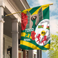 Togo Independence Day Garden Flag Happy April 27th Coat Of Arms