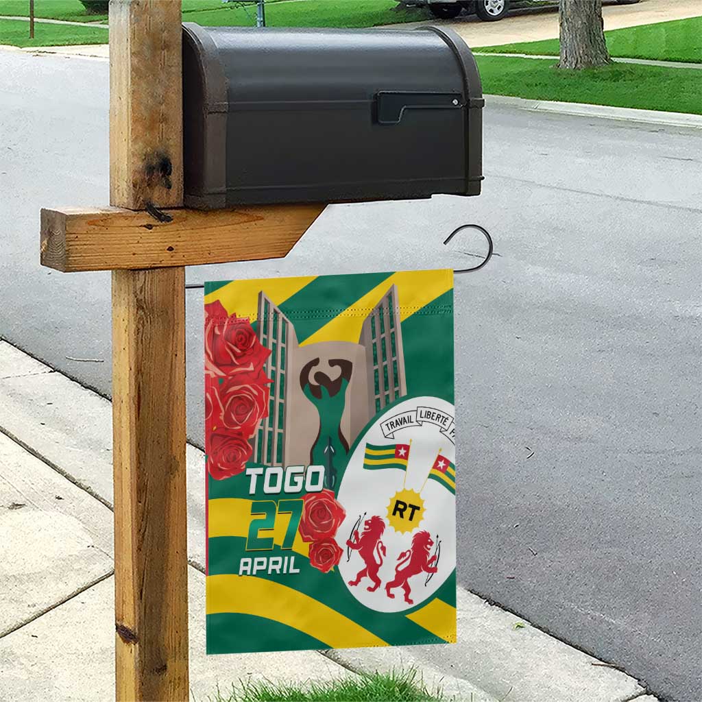 Togo Independence Day Garden Flag Happy April 27th Coat Of Arms