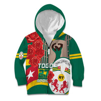Togo Independence Day Kid Hoodie Happy April 27th Coat Of Arms