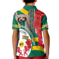 Togo Independence Day Kid Polo Shirt Happy April 27th Coat Of Arms