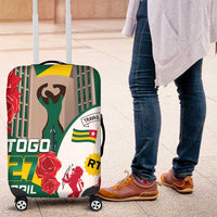Togo Independence Day Luggage Cover Happy April 27th Coat Of Arms